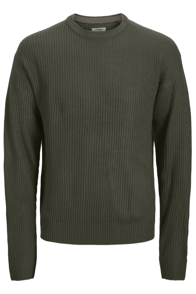 JREBLOGAN KNIT CREW NECK SN 12279452 FOREST NIGHT